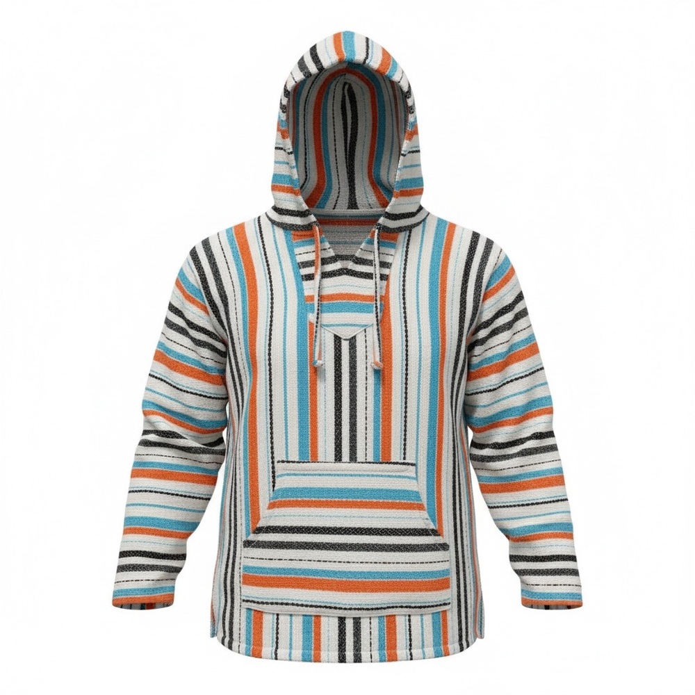 Senor Lopez Baja Pullover 90s Beach Hoodie Medium